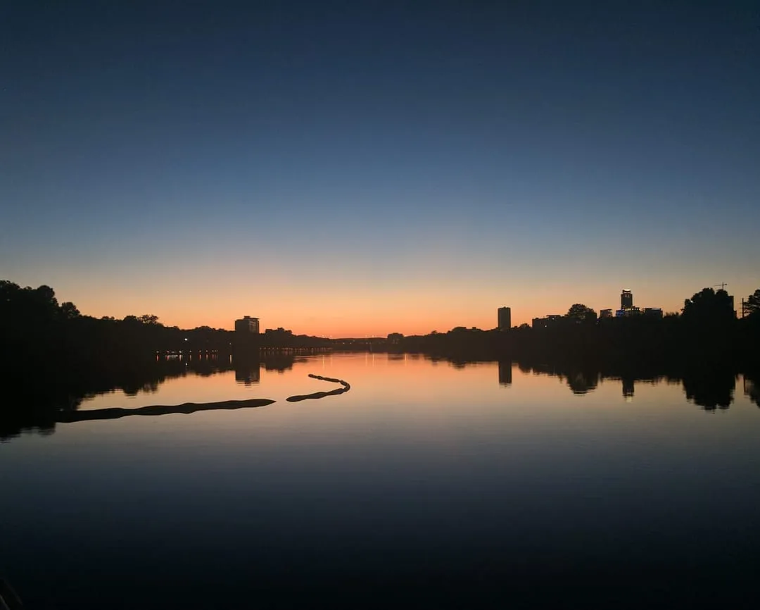 Sunset over the Colorado River