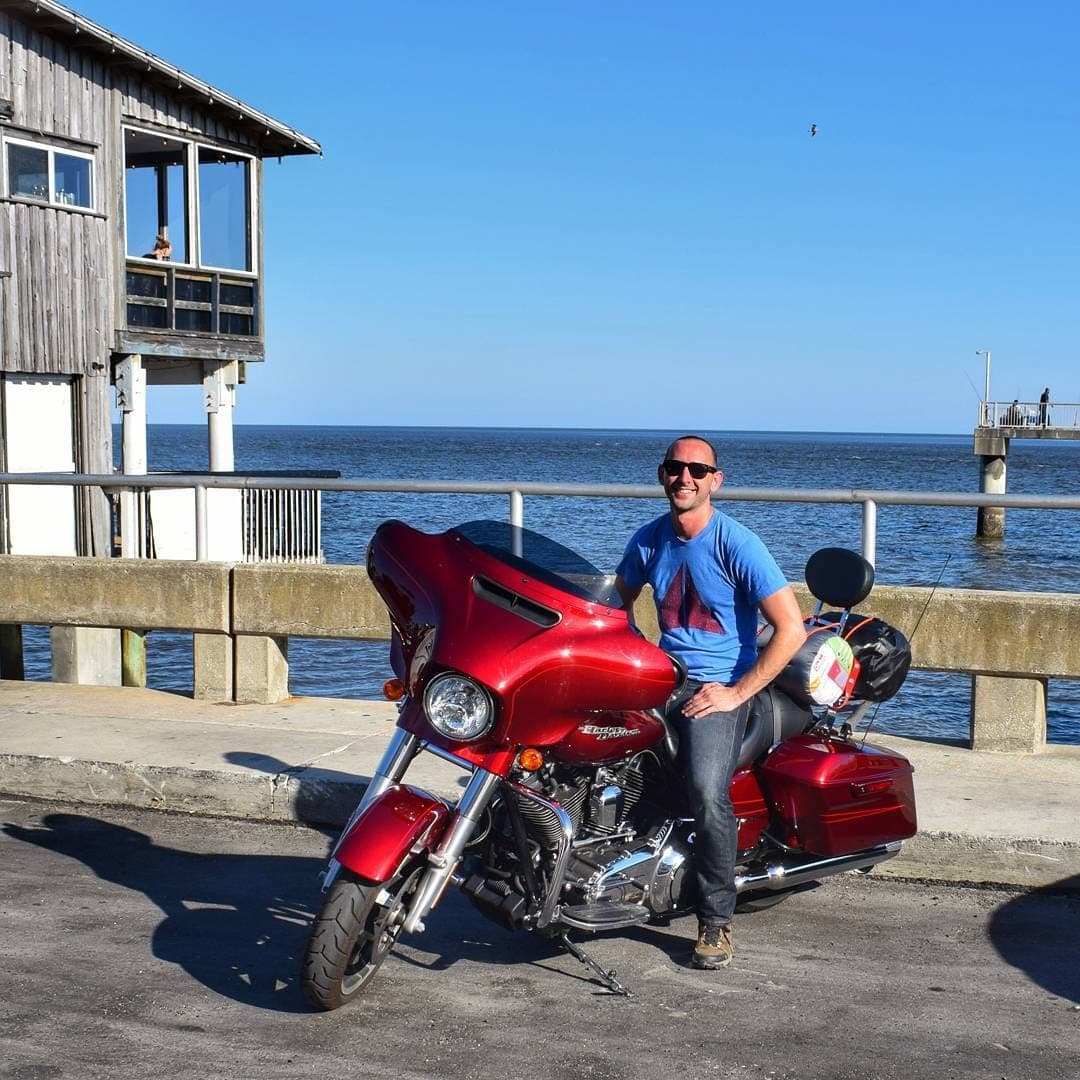 Me and my Harley in Cedar Key