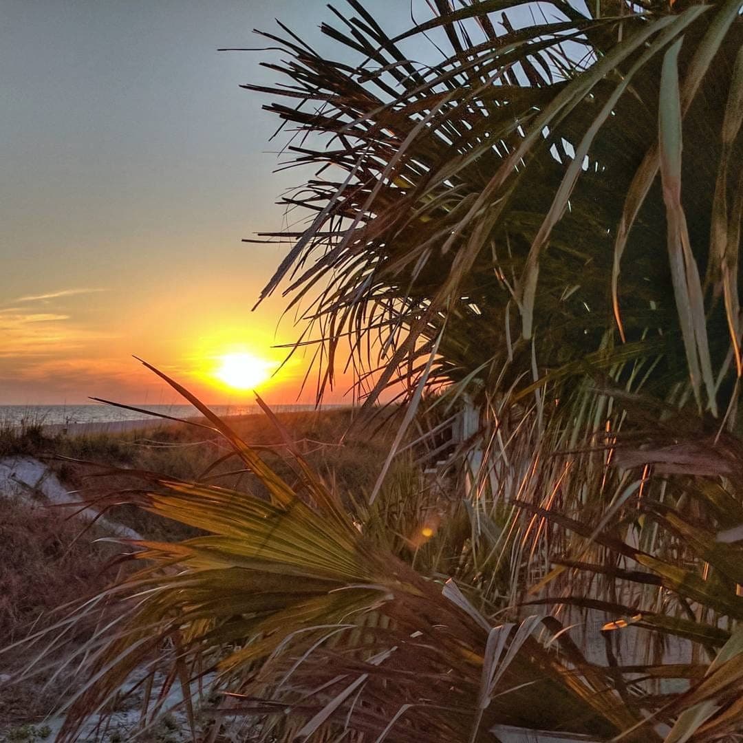 Sunset over Panama City Beach