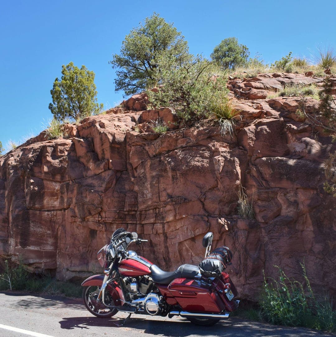 Rocks turning red