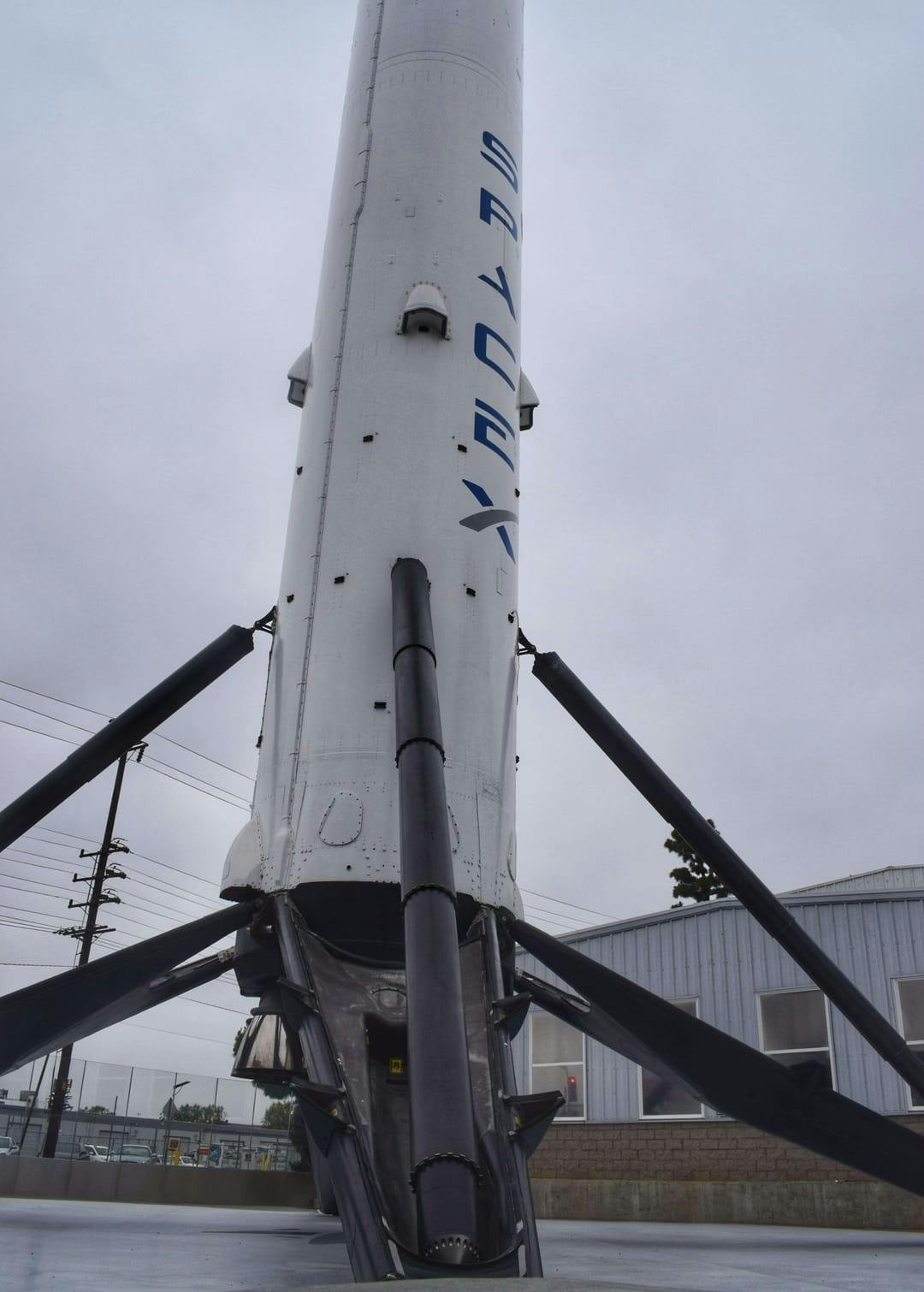 The first orbital rocket to launch into space and then land safely back on Earth. SpaceX headquarters, Hawthorne, CA